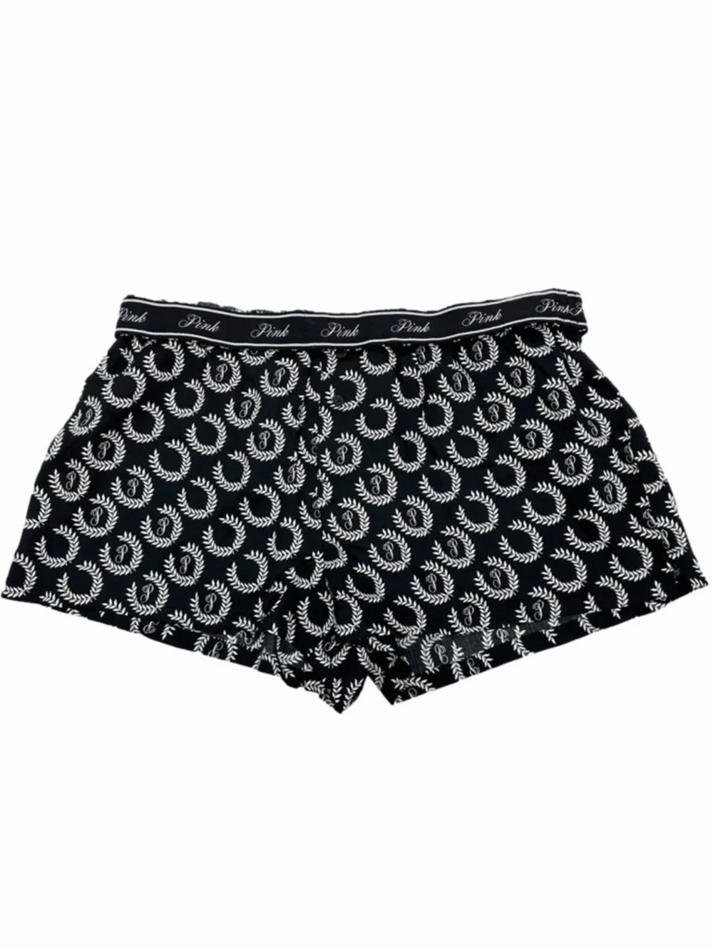 Victoria's Secret PINK Pajama Sleep Logo Boxy Shorts Size Small